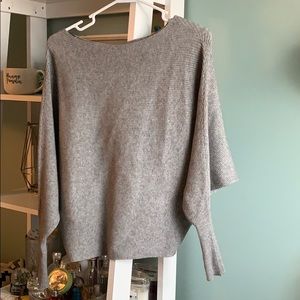 Soft gray sweater